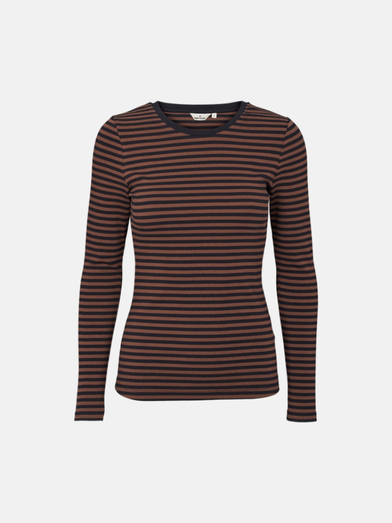Shirt - Ludmilla LS Tee, Carafe/Black – Bild 5