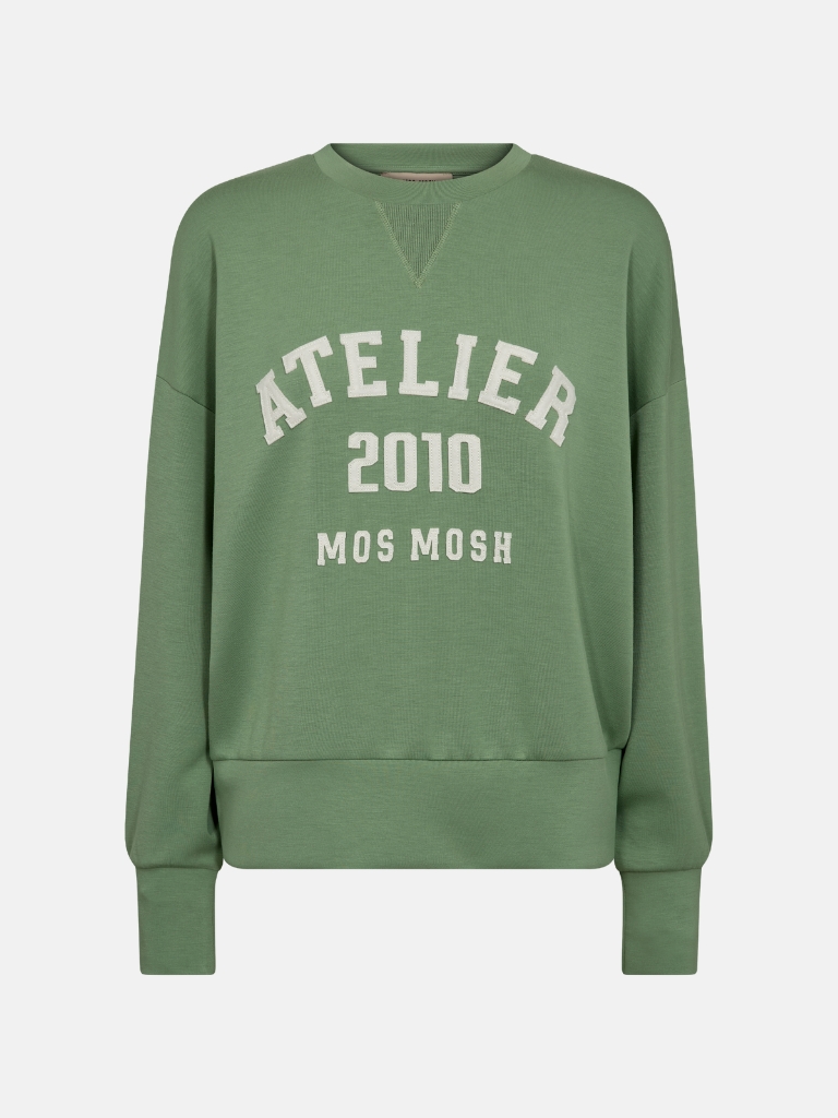Sweatshirt - MMNima O-LS, Turf Green