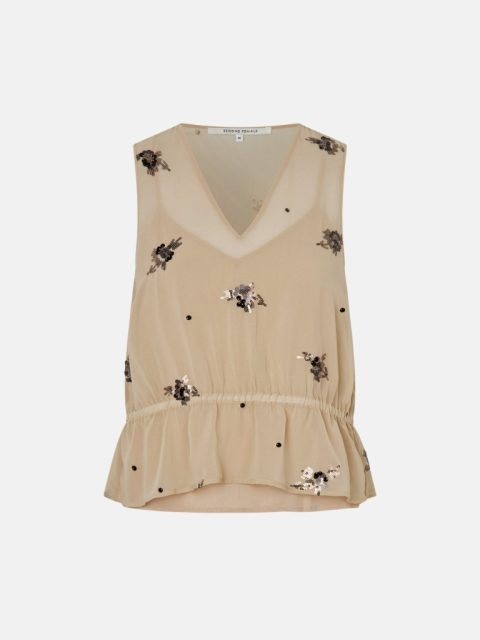 Top - Luma Sequin, White Pepper – Bild 3